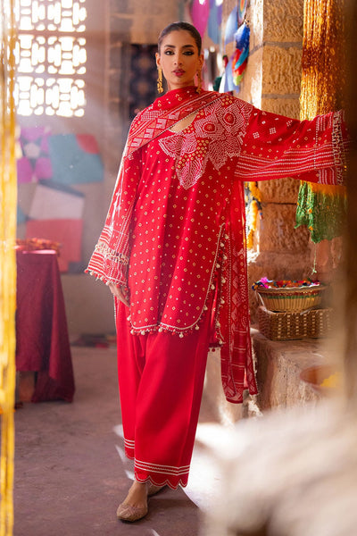 Lacquer Printed Lawn Suit