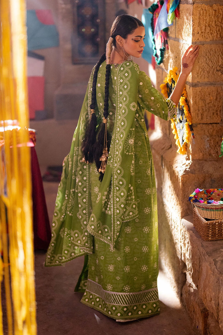 3 Piece Unstitched Lacquer Printed Lawn Suit