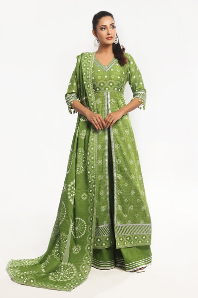 3 Piece Unstitched Lacquer Printed Lawn Suit