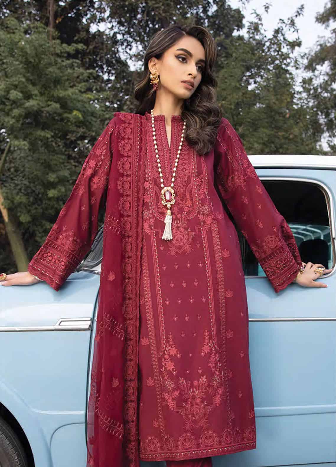 Lakhany Spring Embroidered Lawn LG-RM-0062