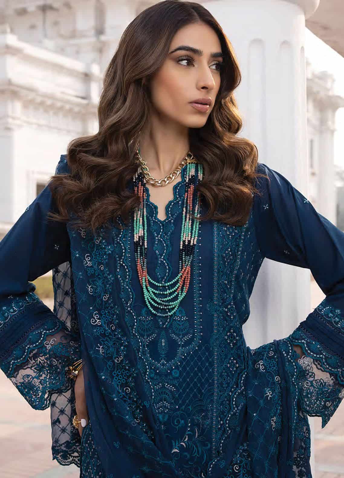 Lakhany Spring Embroidered Lawn  LG-SK-0142