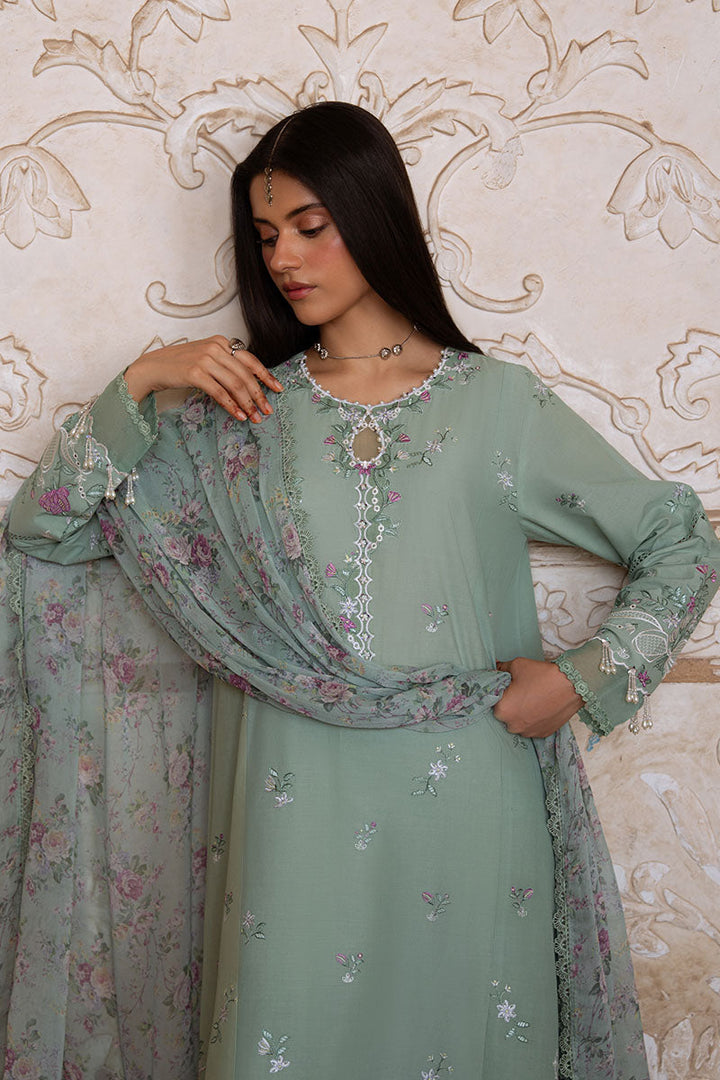 3PC EMBROIDERED LAWN SUIT