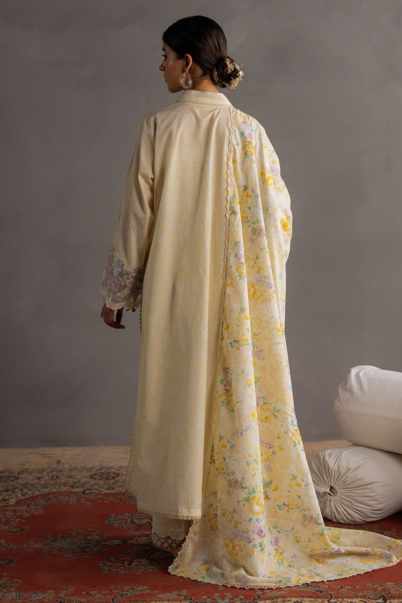 3PC PRINTED LAWN SUIT