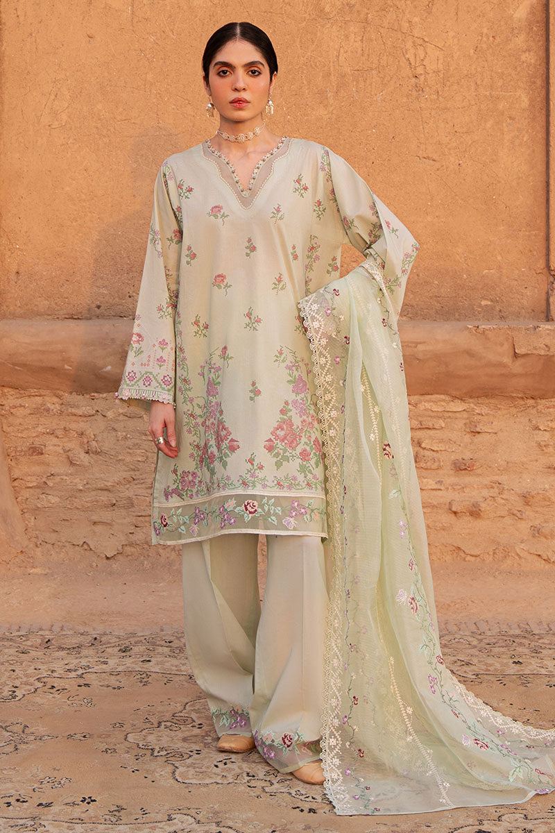 3PC PRINTED LAWN SUIT