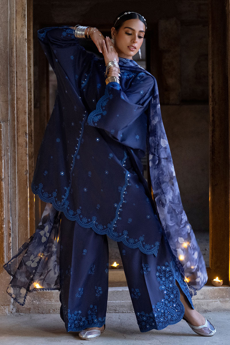 3PC EMBROIDERED LAWN SUIT