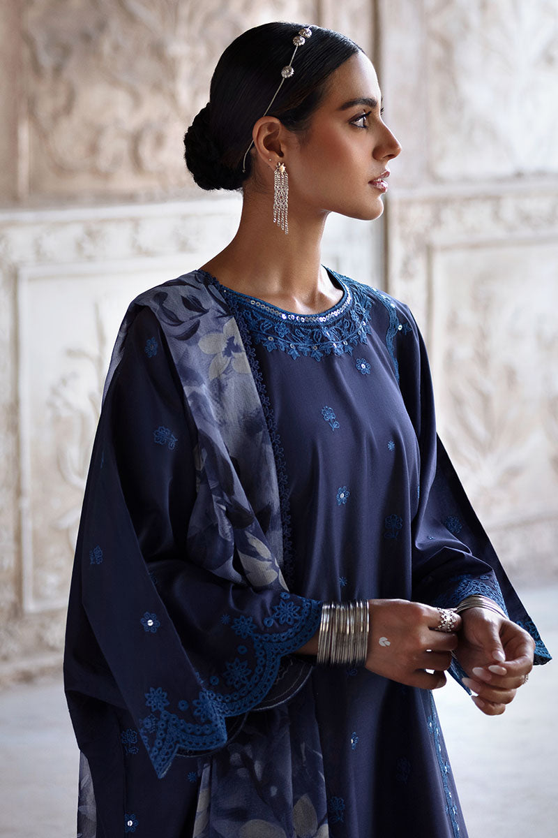 3PC EMBROIDERED LAWN SUIT