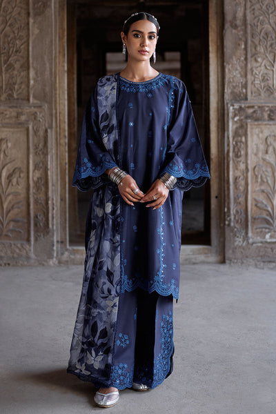 3PC EMBROIDERED LAWN SUIT