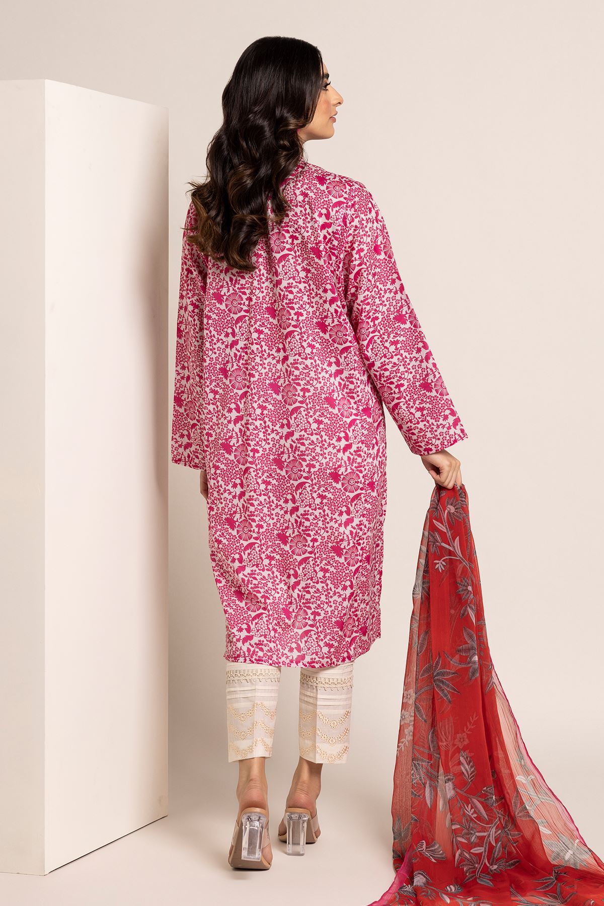 KHAADI UNSTITCHED LAWN 2 PC