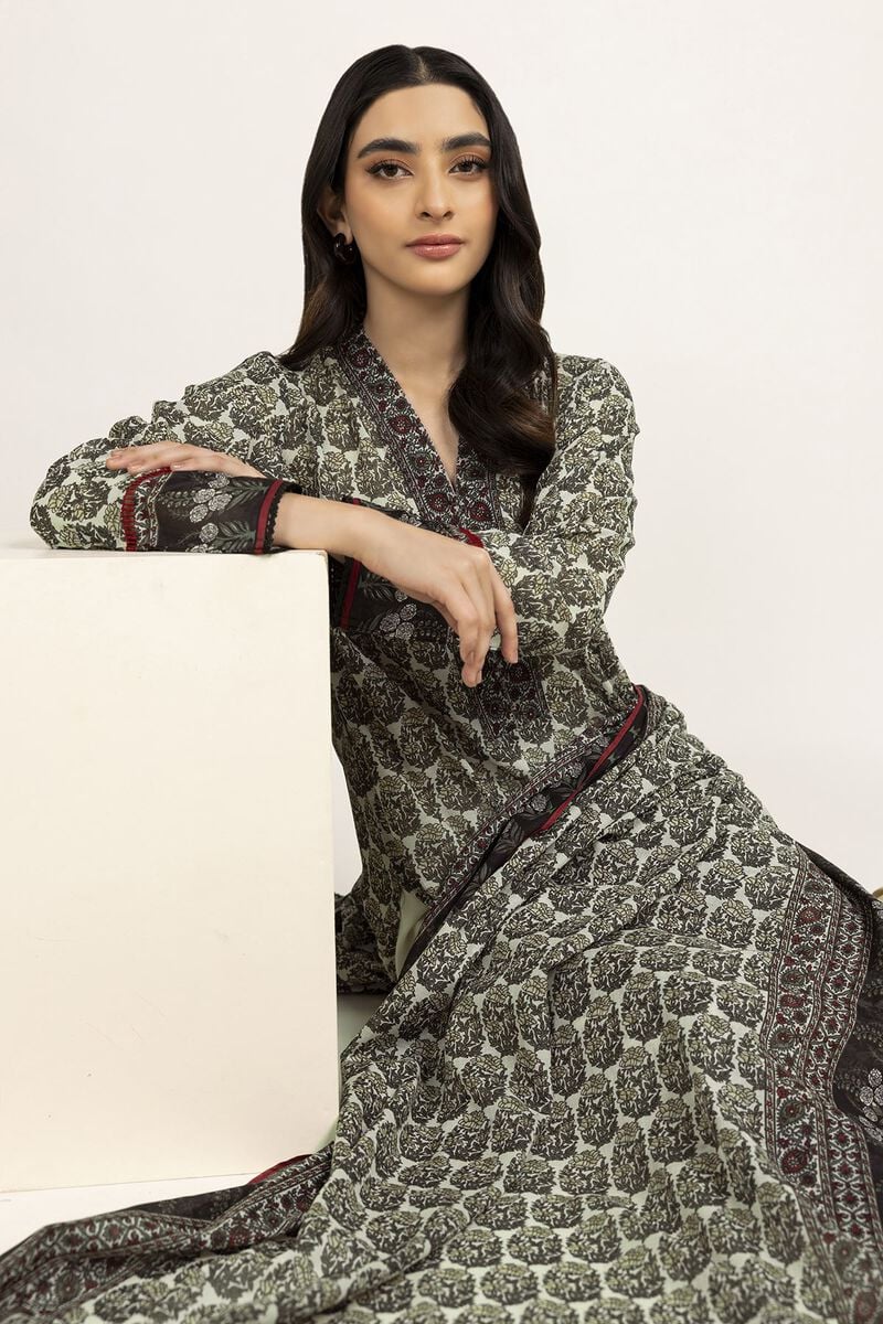 KHAADI UNSTITCHED LAWN 2 PC