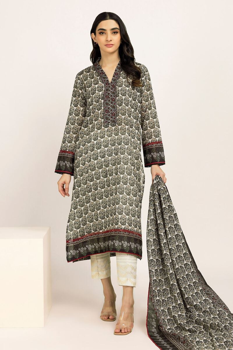 KHAADI UNSTITCHED LAWN 2 PC