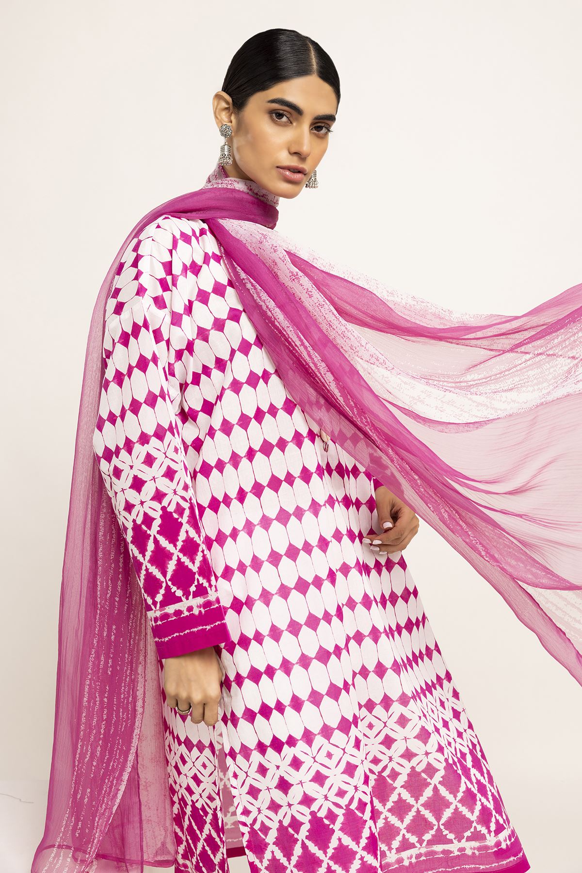 KHAADI Fabrics 2 Piece | Top Dupatta