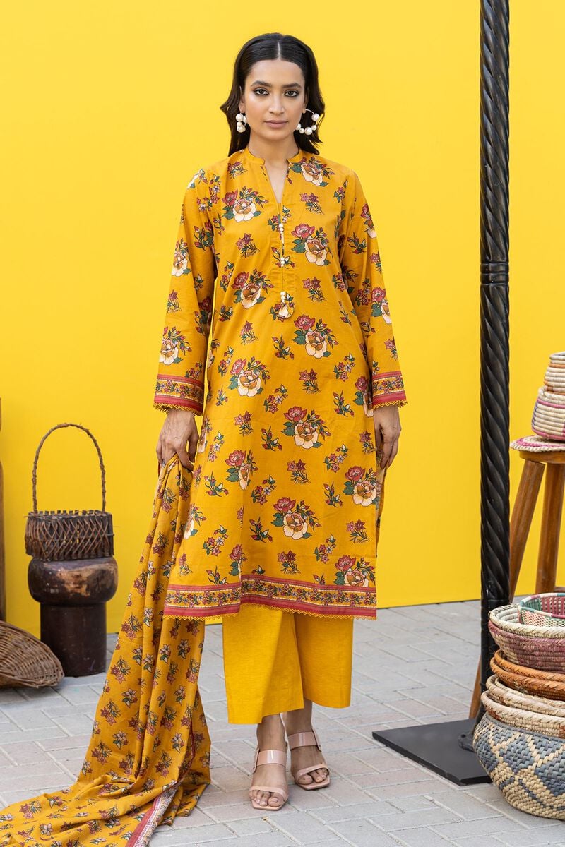 KHAADI UNSTITCHED PRINTED CAMBRIC 2PC