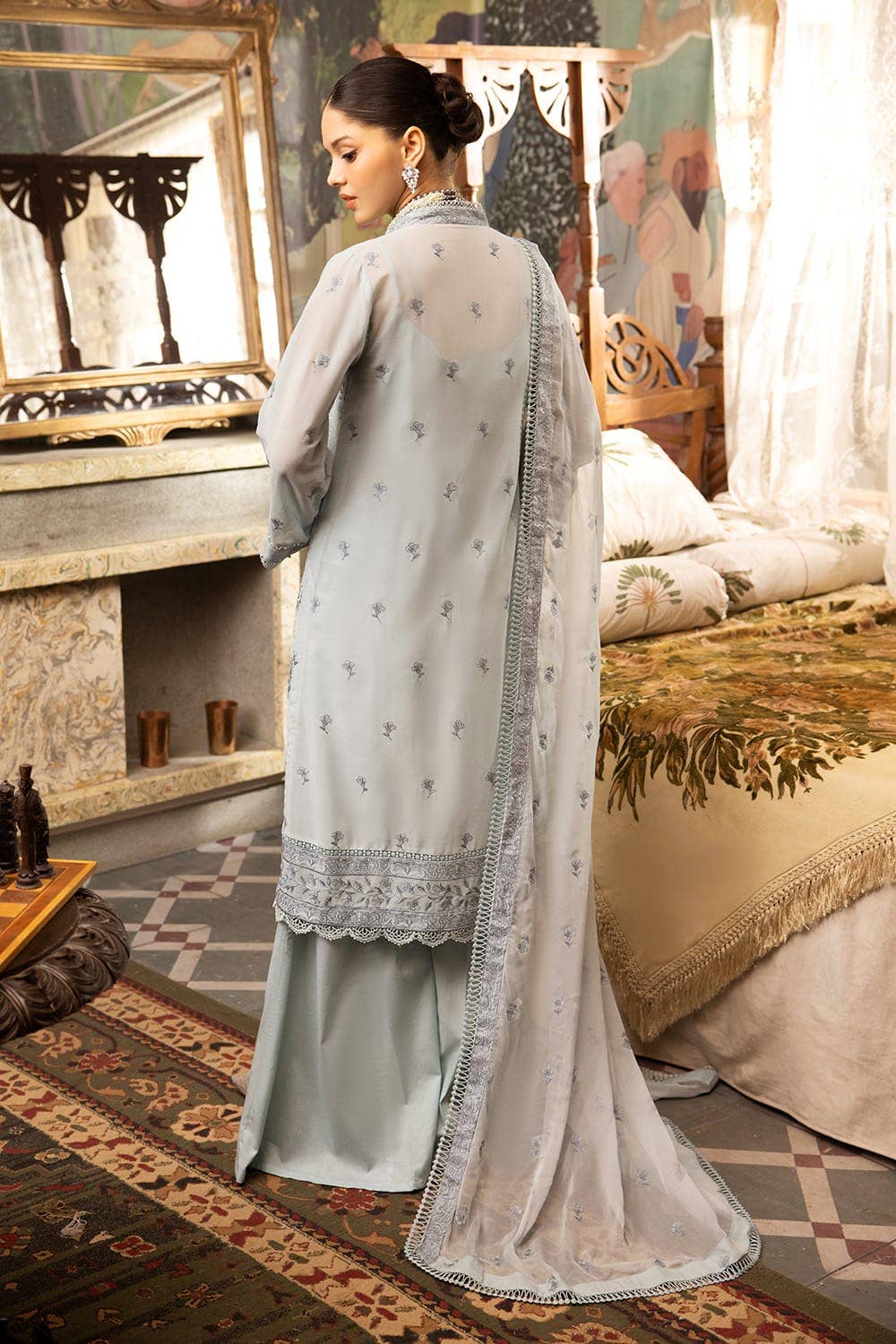 Gul Ahmed Embroidered Swiss Voile Suit