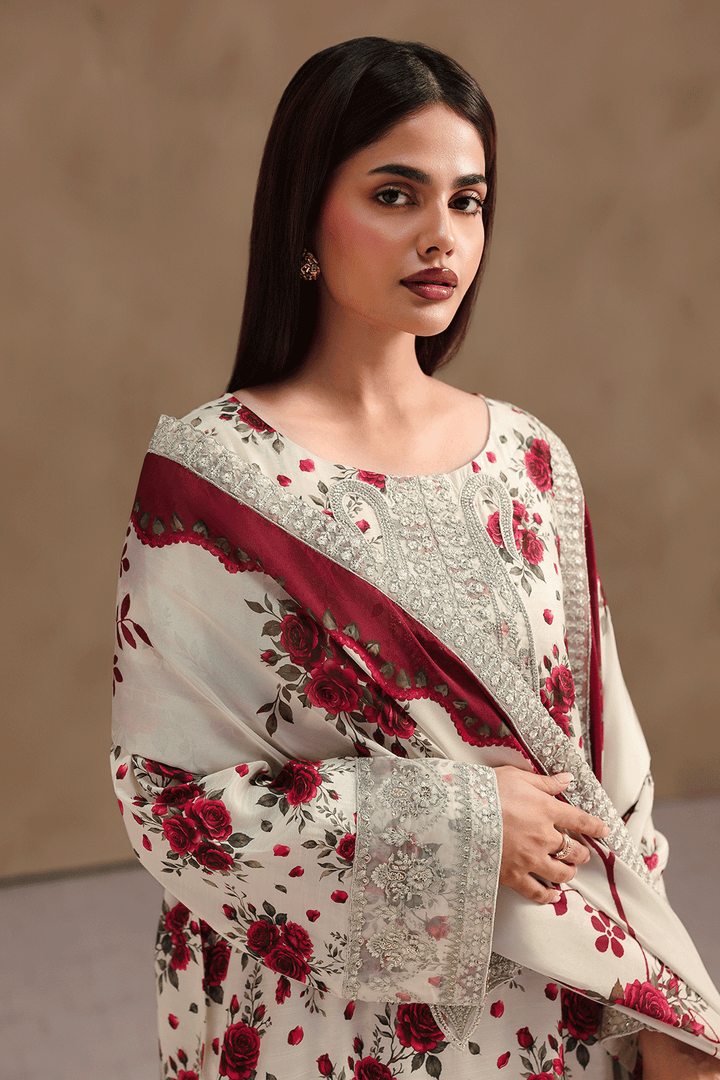 Naqsh Embroidered Rawsilk