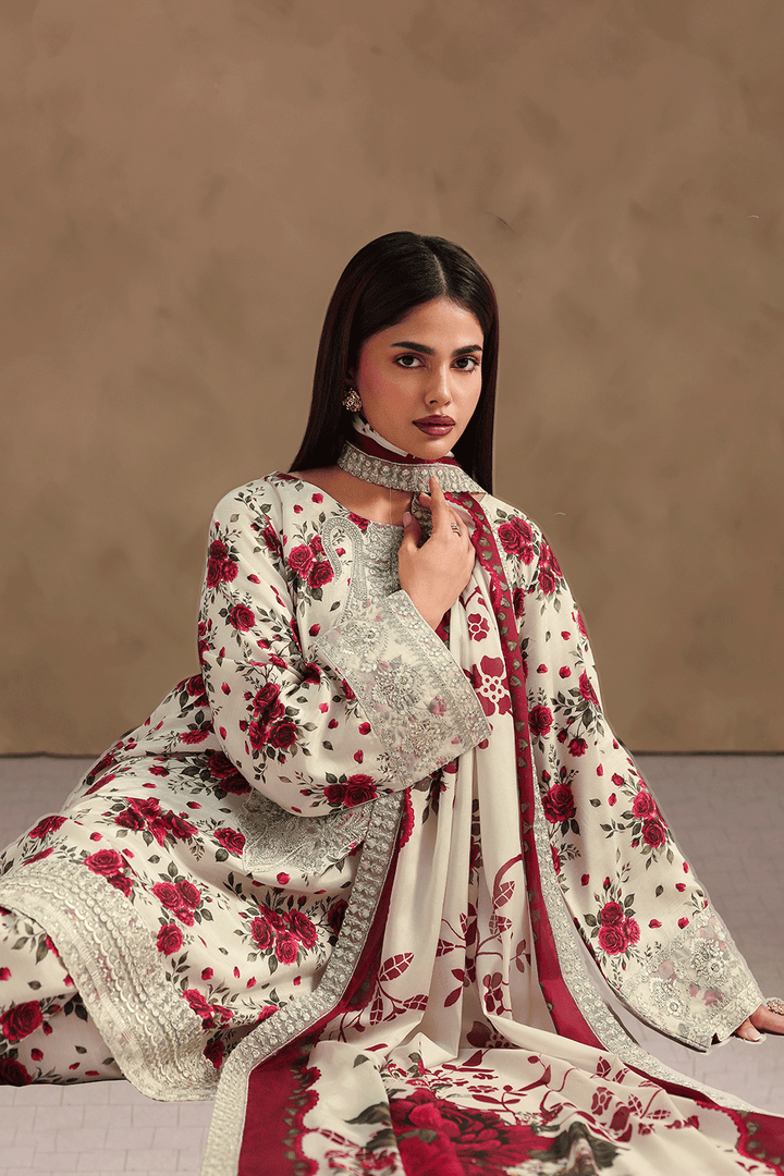 Naqsh Embroidered Rawsilk
