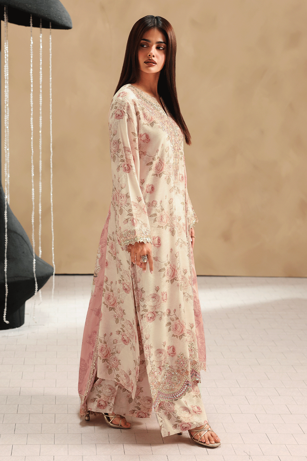 Naqsh Embroidered Rawsilk