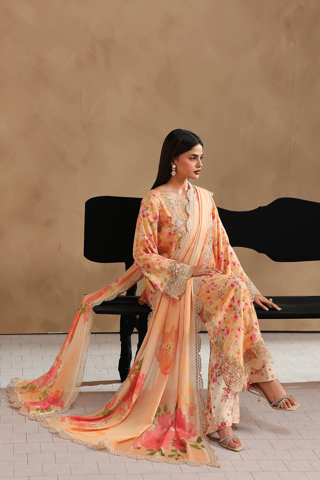 Naqsh Embroidered Rawsilk