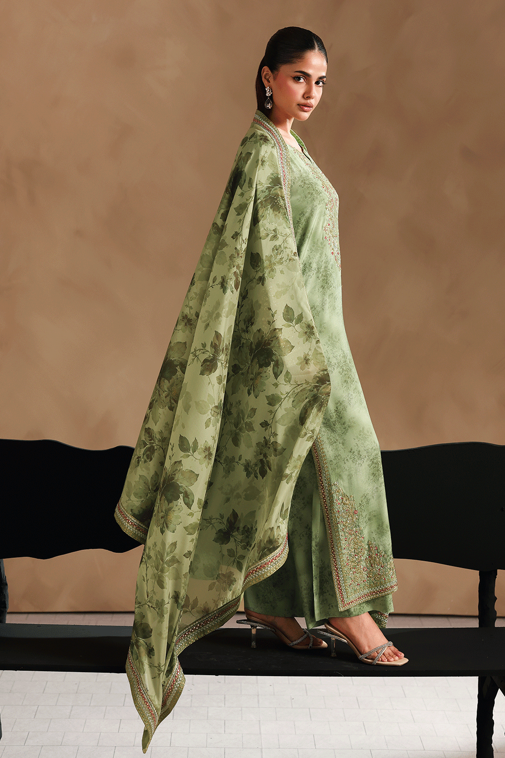 Naqsh Embroidered Rawsilk