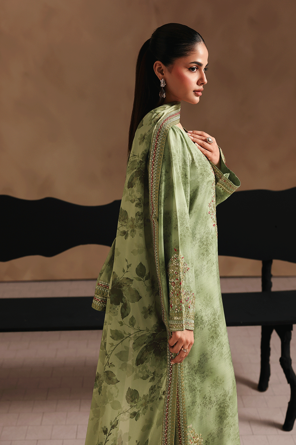 Naqsh Embroidered Rawsilk