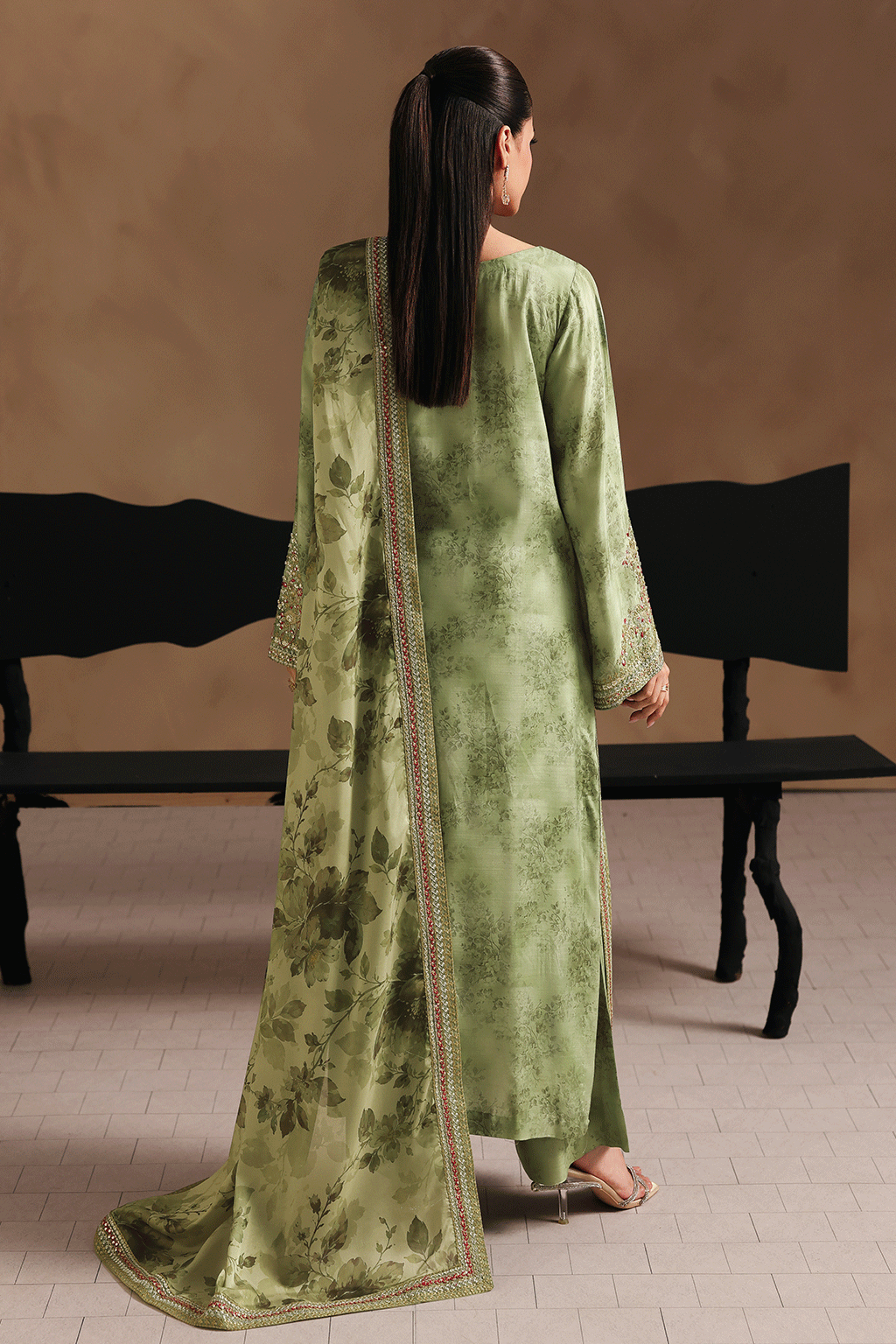 Naqsh Embroidered Rawsilk