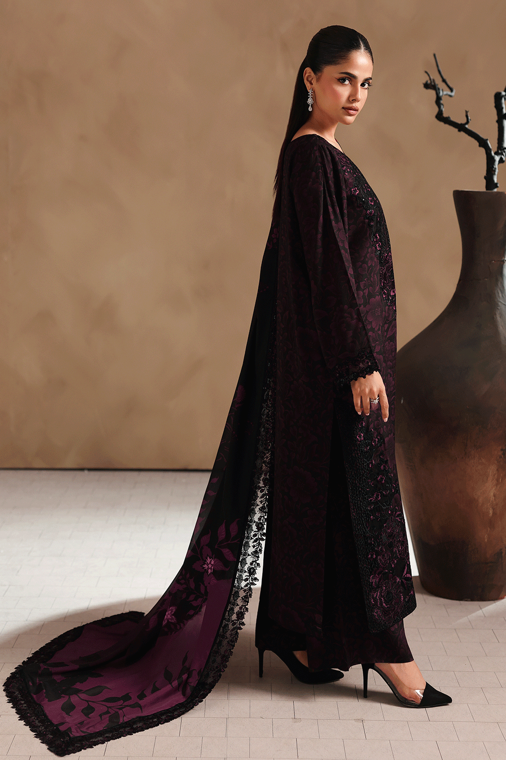 Naqsh Embroidered Rawsilk