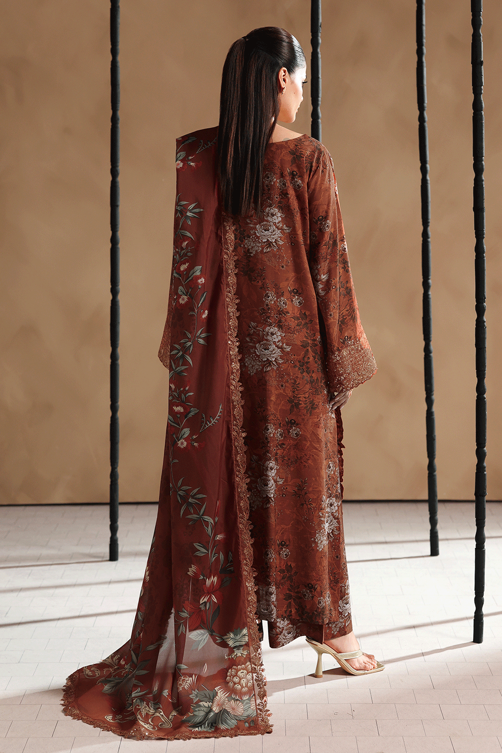 Naqsh Embroidered Rawsilk