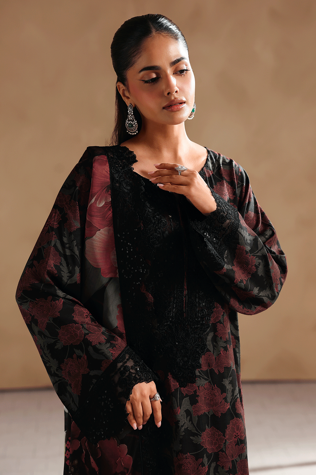 Naqsh Embroidered Rawsilk