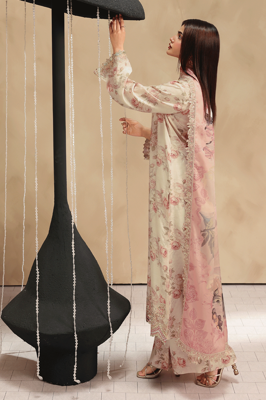 Naqsh Embroidered Rawsilk