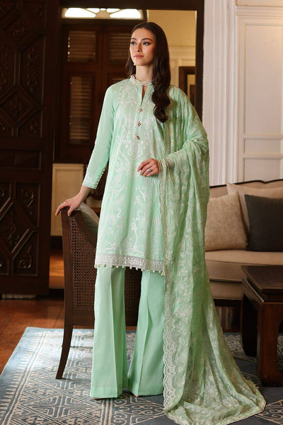 Gul Ahmed Embroidered Printed Lawn Suit