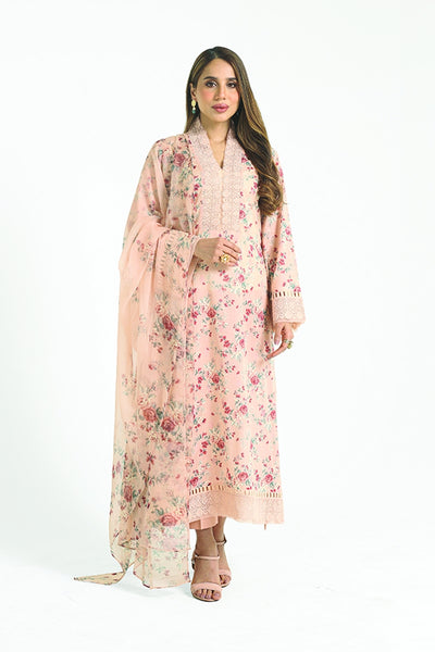 BAREEZE Printed Lawn PEACH