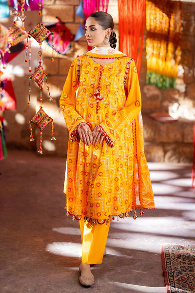 3 Piece Unstitched Printed Lawn Suit