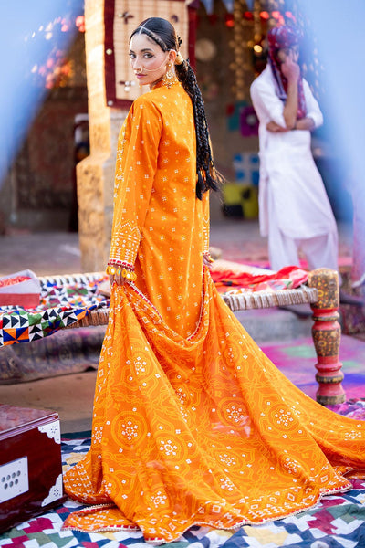 Lacquer Printed Lawn Suit