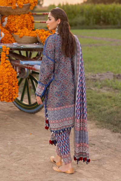 3 Piece Unstitched Printed Lawn Suit