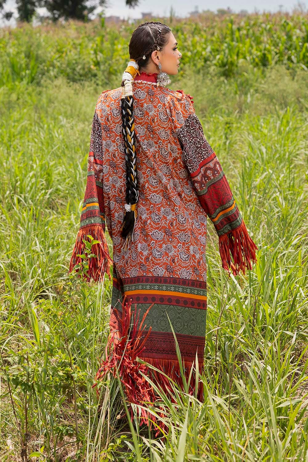 2 Piece Unstitched Printed Lawn Suit