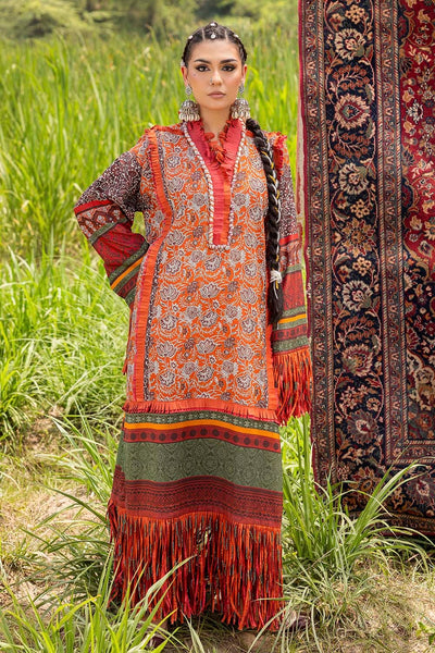 2 Piece Unstitched Printed Lawn Suit