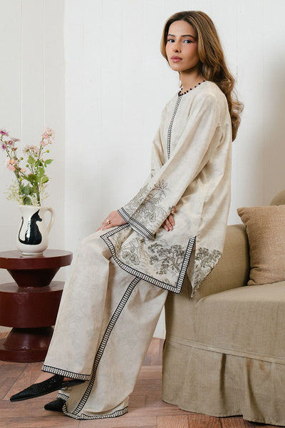 2 PC PRINTED LAWN SUIT