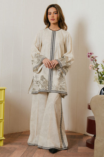 2 PC PRINTED LAWN SUIT
