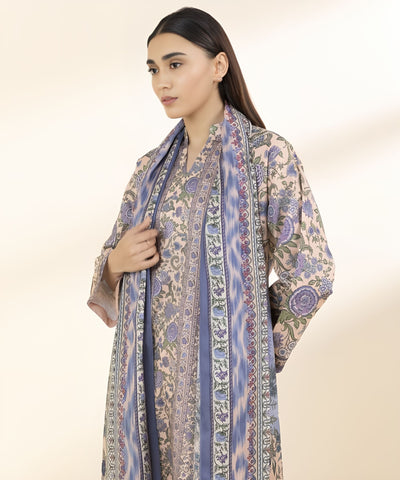 3 PIECE-PRINTED LAWN SUIT