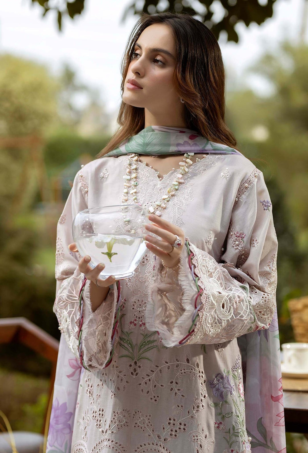 Gardenia Embroidered Lawn