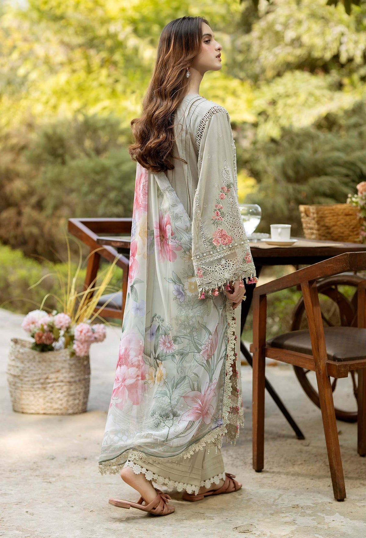 Gardenia Embroidered Lawn