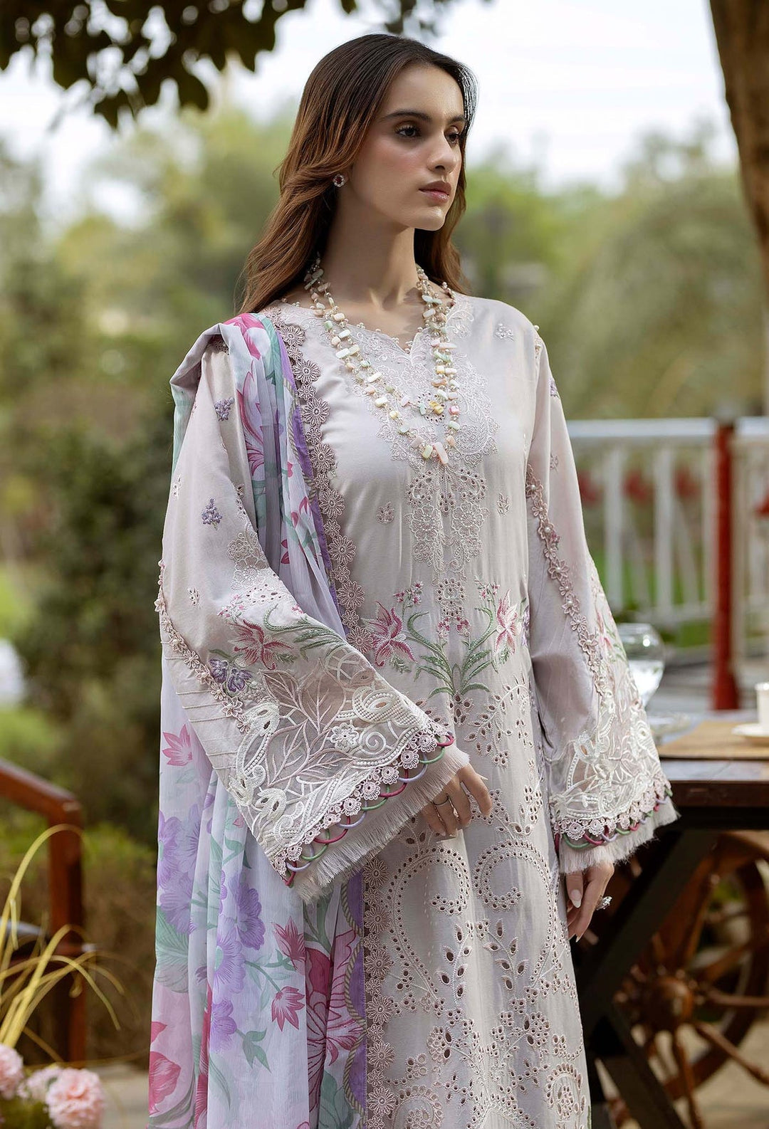 Gardenia Embroidered Lawn