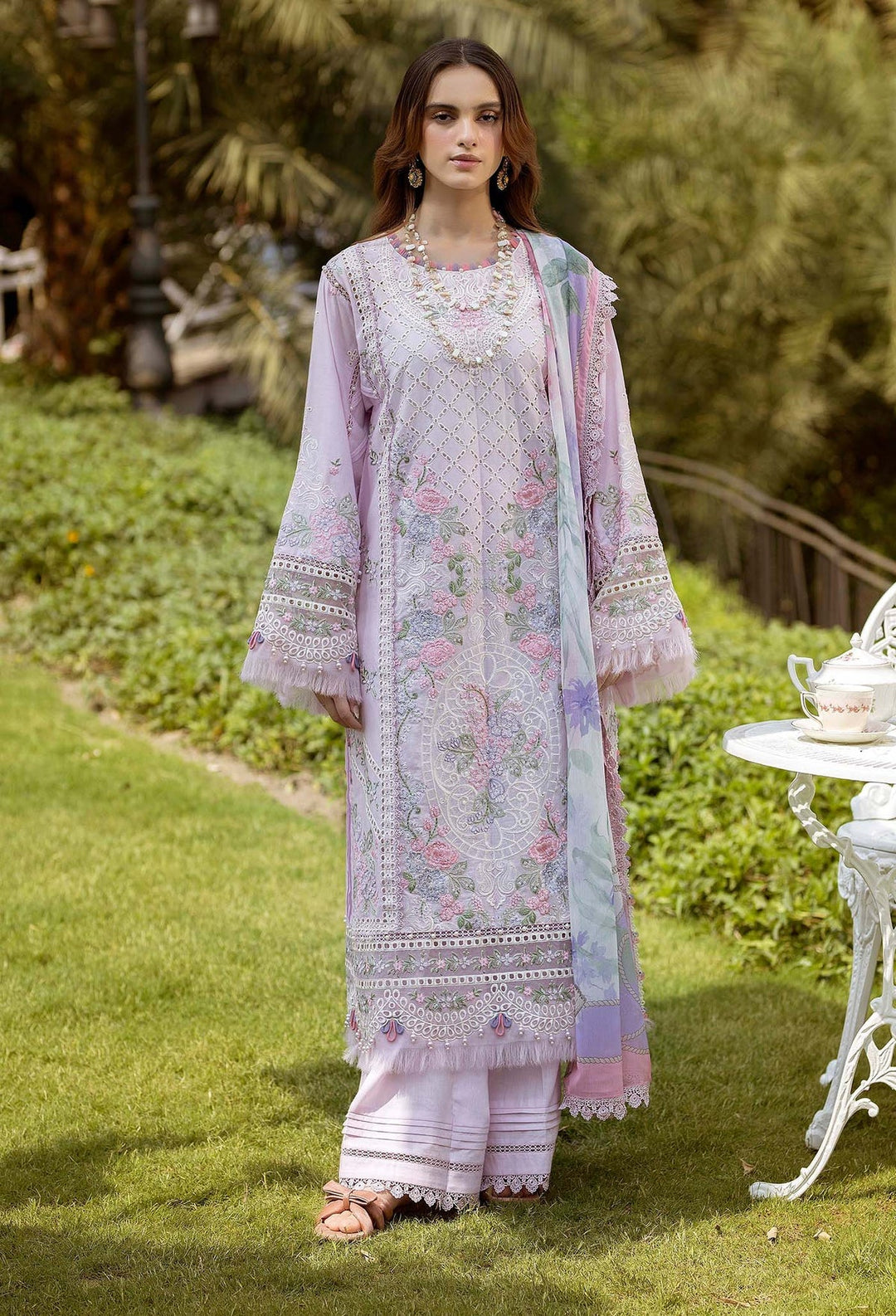 Gardenia Embroidered Lawn