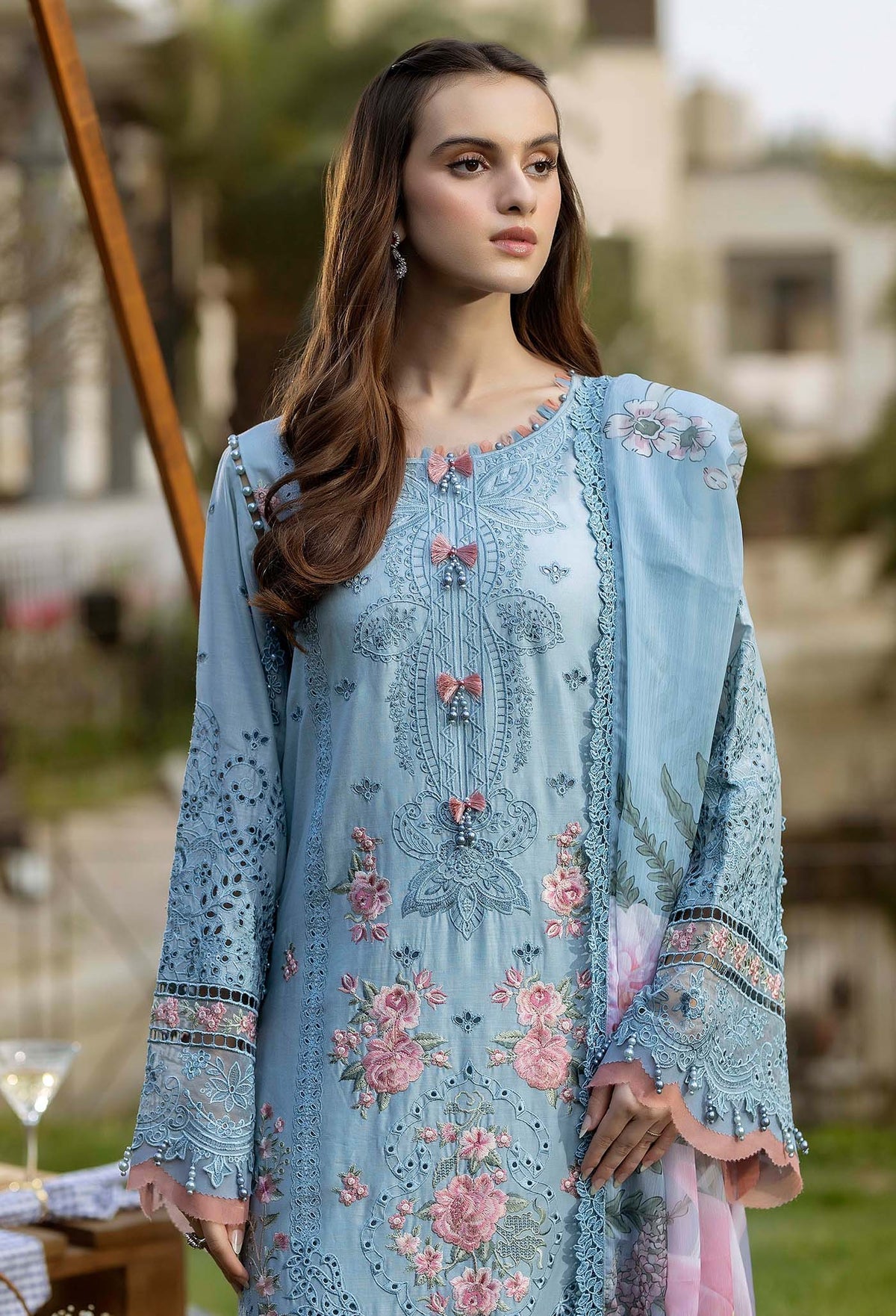 Gardenia Embroidered Lawn