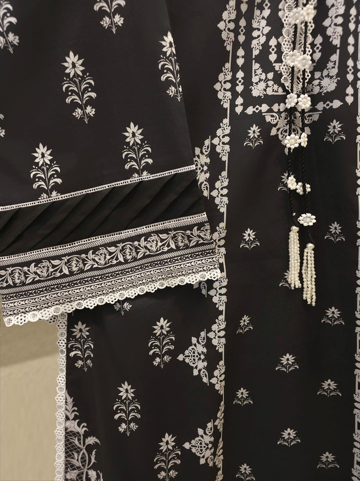 2-Piece Digital Printed Cambric Suit