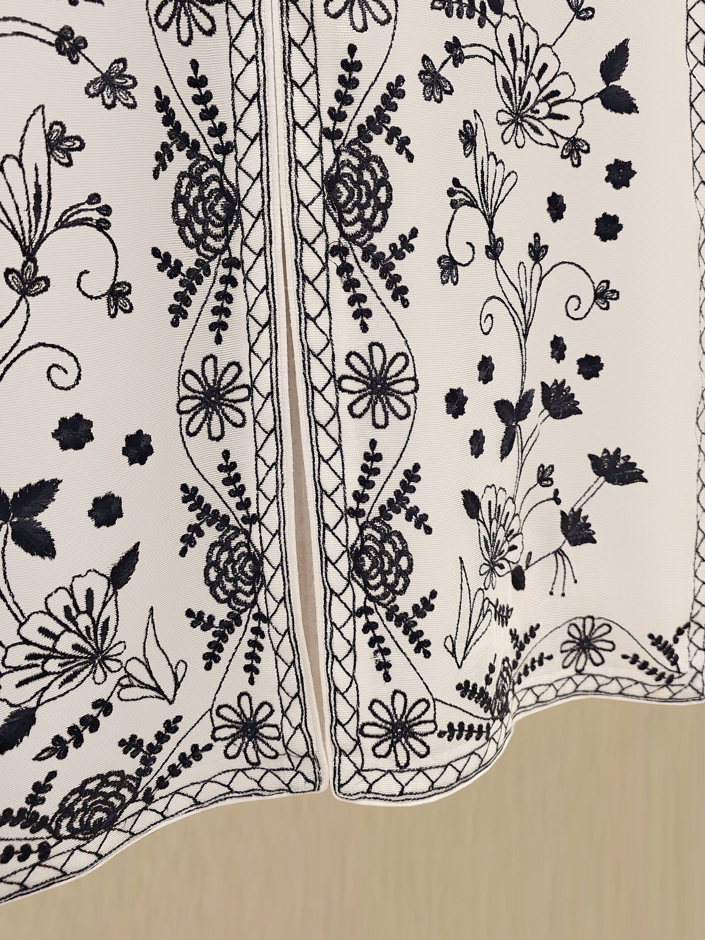 3 Piece - Pure Embroidered Cotton Net Suit