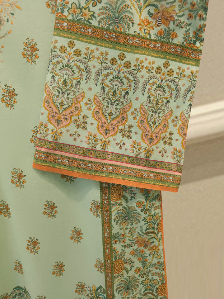 2 Piece - Digital printed Cambric Suit