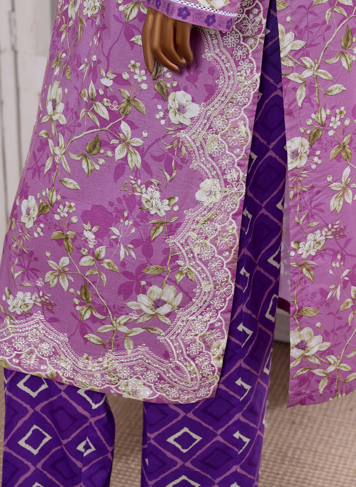Embroidered Lawn  3Piece Stitched