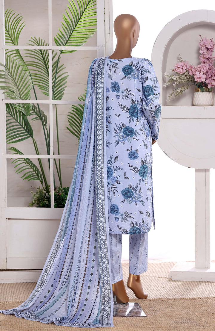 Embroidered Lawn  3Piece Stitched
