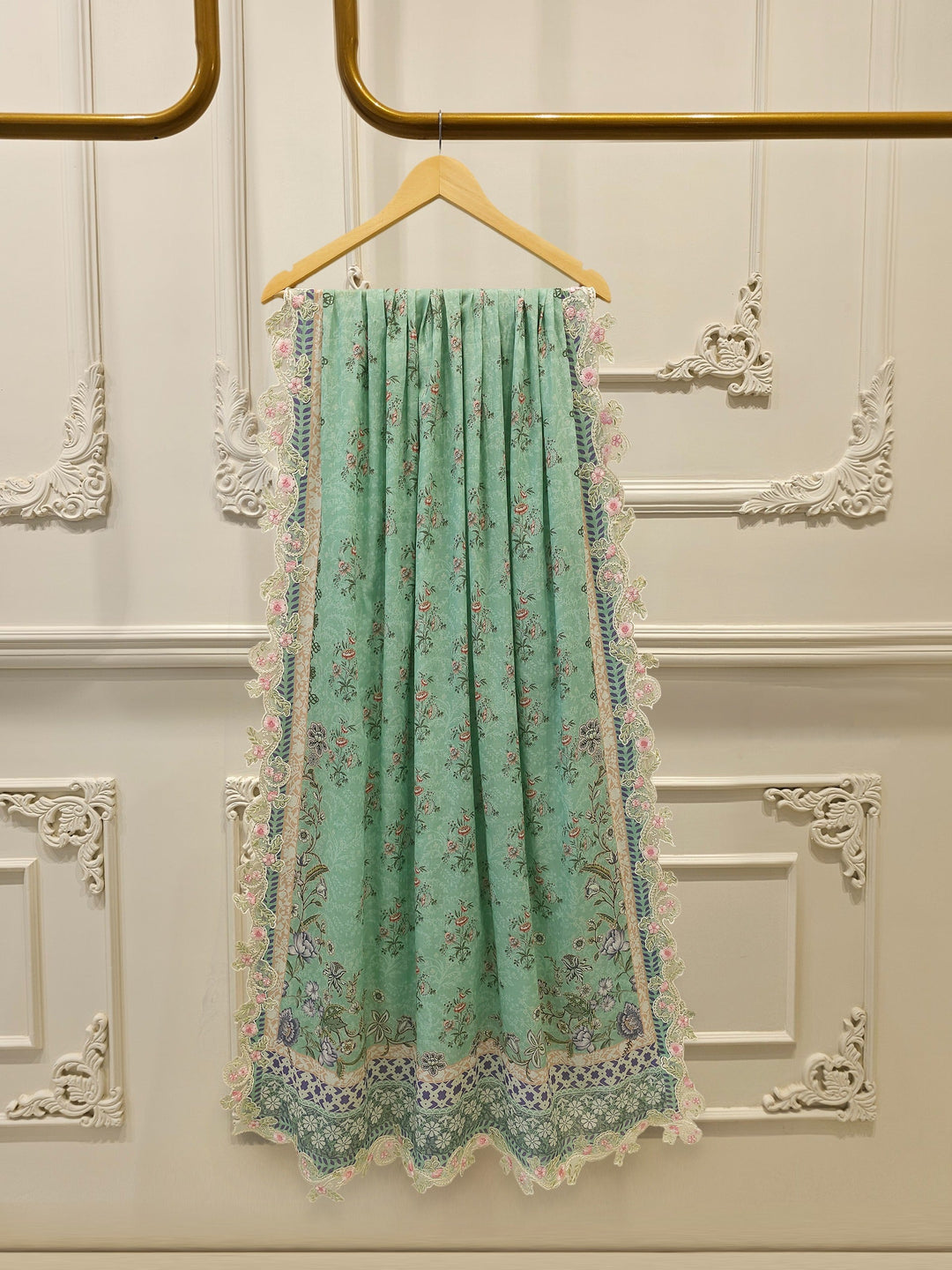 2 Piece Digital Printed Embroidered Lawn Suit