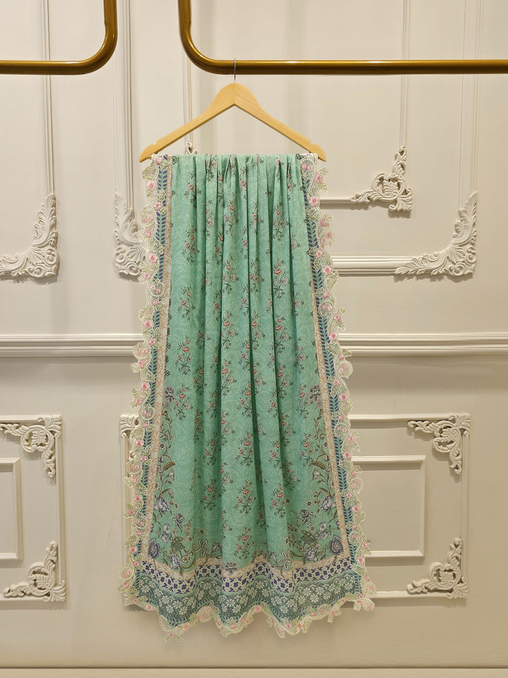 2 Piece Digital Printed Embroidered Lawn Suit